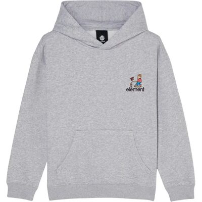 Element Felpa Con Cappuccio Gardening Mid Grey Heather 16 Anni Element Felpa Con Cappuccio Gardening Mid Grey Heather 16 Anni