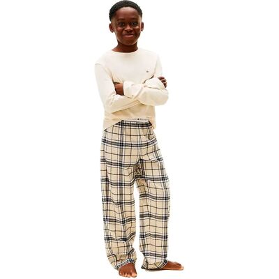 Tommy Hilfiger Pigiama A Maniche Lunghe Ub0ub00585 Newsprint / Tartan Newsprint 14-16 Anni Tommy Hilfiger Pigiama A Maniche Lunghe Ub0ub00585 Newsprint / Tartan Newsprint 14-16 Anni