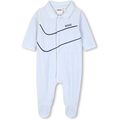 Boss Pigiama A Maniche Lunghe J53288 Sky Blue 6 Mesi Boss Pigiama A Maniche Lunghe J53288 Sky Blue 6 Mesi