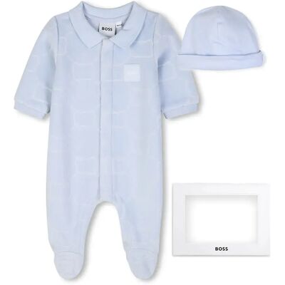 Boss Pigiama A Maniche Lunghe J53290 Sky Blue 6 Mesi Boss Pigiama A Maniche Lunghe J53290 Sky Blue 6 Mesi