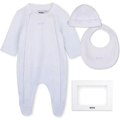 Boss Pigiama A Maniche Lunghe J53313 Sky Blue 6 Mesi Boss Pigiama A Maniche Lunghe J53313 Sky Blue 6 Mesi