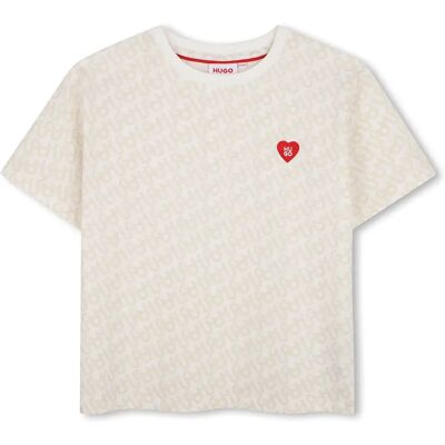 Hugo Maglietta A Maniche Corte G01265 New Beige 16 Anni Hugo Maglietta A Maniche Corte G01265 New Beige 16 Anni