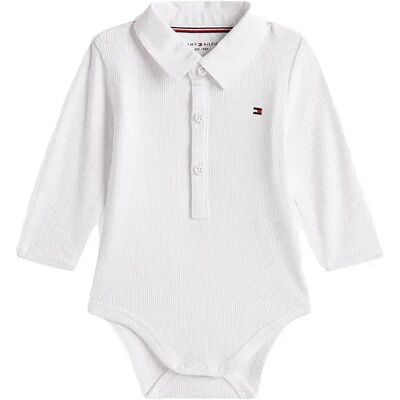 Tommy Hilfiger Body A Maniche Lunghe Kn0kn01885 White 9 Mesi Tommy Hilfiger Body A Maniche Lunghe Kn0kn01885 White 9 Mesi