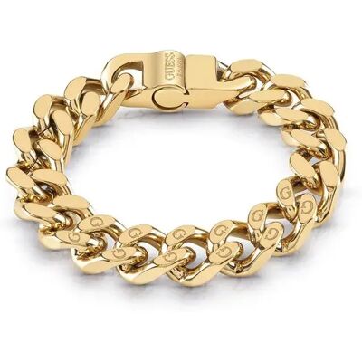 Guess Braccialetto 1 Mm Curb dc G Engr Gold One Size Guess Braccialetto 1 Mm Curb dc G Engr Gold One Size