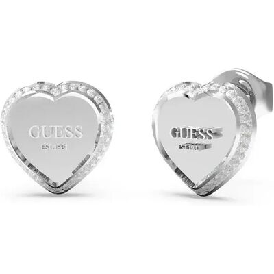 Guess Orecchini Fine Heart Jube0127jwrht Silver One Size Guess Orecchini Fine Heart Jube0127jwrht Silver One Size