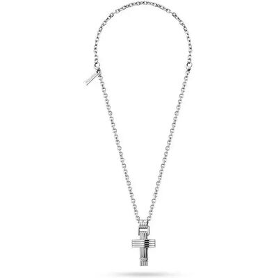 Police Collana Peagn2211512 Silver One Size Police Collana Peagn2211512 Silver One Size
