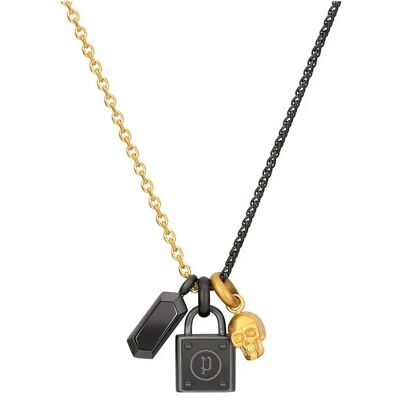 Police Collana Pejgn2009012 Gray One Size Police Collana Pejgn2009012 Gray One Size