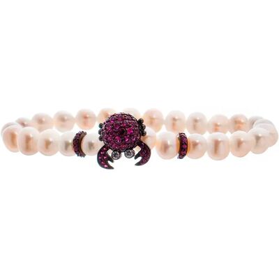 Lancaster Braccialetto Jla-brcrab5wh Purple One Size Lancaster Braccialetto Jla-brcrab5wh Purple One Size