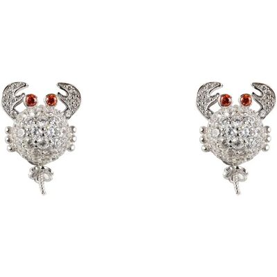 Lancaster Orecchini Jla-ear-crab1 White One Size Lancaster Orecchini Jla-ear-crab1 White One Size