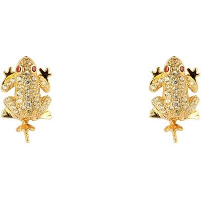 Lancaster Orecchini Jla-ear-frog6 Gold One Size Lancaster Orecchini Jla-ear-frog6 Gold One Size