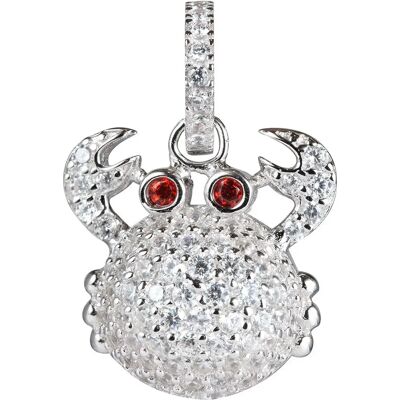 Lancaster Collana Jla-pen-crab1 White / Silver Ip One Size Lancaster Collana Jla-pen-crab1 White / Silver Ip One Size