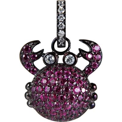 Lancaster Collana Jla-pen-crab5 Purple / Ip Black One Size Lancaster Collana Jla-pen-crab5 Purple / Ip Black One Size