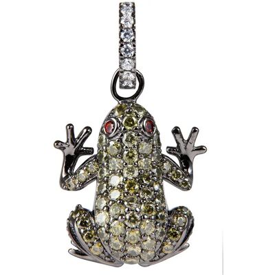 Lancaster Collana Jla-pen-frog3 Green / Ip Black One Size Lancaster Collana Jla-pen-frog3 Green / Ip Black One Size