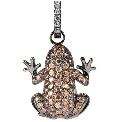 Lancaster Collana Jla-pen-frog Brown / Ip Black One Size Lancaster Collana Jla-pen-frog Brown / Ip Black One Size