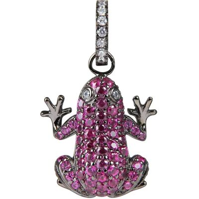 Lancaster Collana Jla-pen-frog5 Purple / Ip Black One Size Lancaster Collana Jla-pen-frog5 Purple / Ip Black One Size
