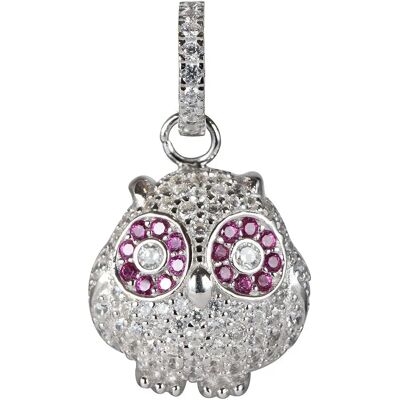 Lancaster Collana Jla-pen-owl-1 White / Silver Ip One Size Lancaster Collana Jla-pen-owl-1 White / Silver Ip One Size