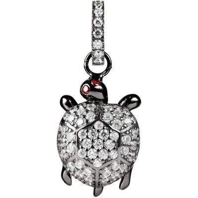 Lancaster Collana Jlapenturtle1 White / Silver Ip One Size Lancaster Collana Jlapenturtle1 White / Silver Ip One Size