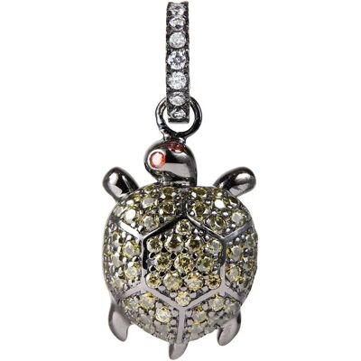 Lancaster Collana Jlapenturtle3 Green / Ip Black One Size Lancaster Collana Jlapenturtle3 Green / Ip Black One Size