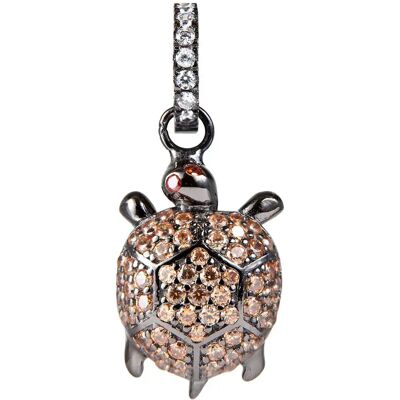Lancaster Collana Jlapenturtle Brown / Ip Black One Size Lancaster Collana Jlapenturtle Brown / Ip Black One Size