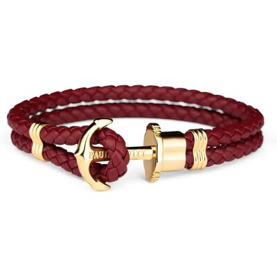 Paul Hewitt Braccialetto Phphlgdbxs Garnet / Gold One Size Paul Hewitt Braccialetto Phphlgdbxs Garnet / Gold One Size