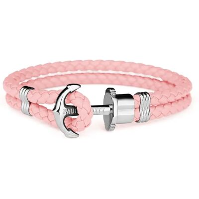 Paul Hewitt Braccialetto Phphlsaxxl Pink / Silver One Size Paul Hewitt Braccialetto Phphlsaxxl Pink / Silver One Size