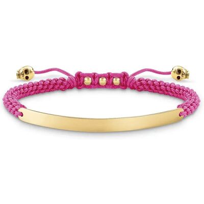 Thomas Sabo Braccialetto Lba0050889l2 Pink / Gold One Size Thomas Sabo Braccialetto Lba0050889l2 Pink / Gold One Size