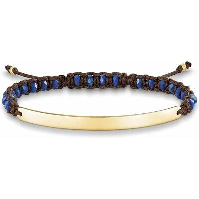 Thomas Sabo Braccialetto Lba5689232l19 Blue / Gold One Size Thomas Sabo Braccialetto Lba5689232l19 Blue / Gold One Size