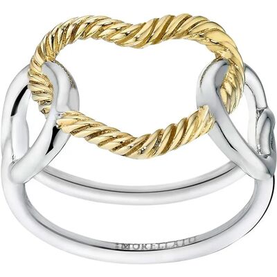 Morellato Anello Sagx1601 Silver / Gold One Size Morellato Anello Sagx1601 Silver / Gold One Size