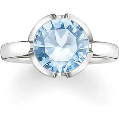 Thomas Sabo Anello 036-009-31-8 Blue / Silver One Size Thomas Sabo Anello 036-009-31-8 Blue / Silver One Size