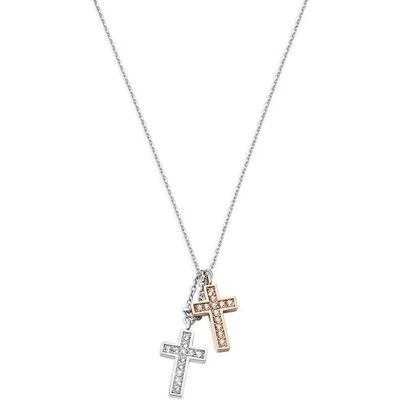 Morellato Collana Sadr06 Silver Cross / Bronze One Size Morellato Collana Sadr06 Silver Cross / Bronze One Size