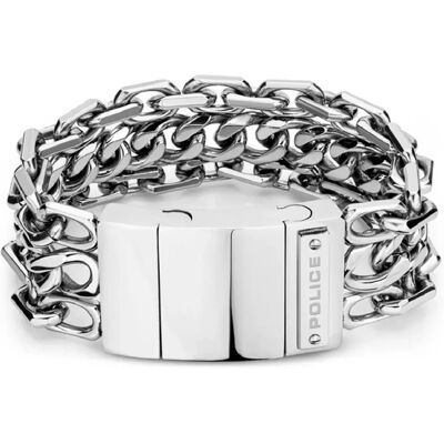 Police Braccialetto Pejgb2112602 Silver One Size Police Braccialetto Pejgb2112602 Silver One Size