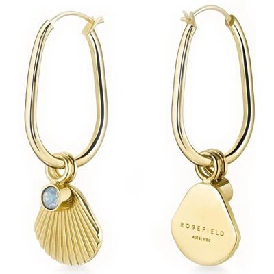 Rosefield Orecchini Jphscg Golden One Size Rosefield Orecchini Jphscg Golden One Size