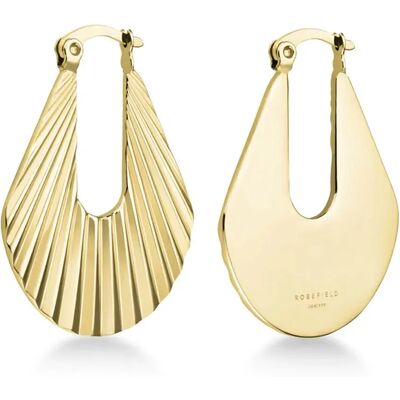 Rosefield Orecchini Jshg Golden One Size Rosefield Orecchini Jshg Golden One Size