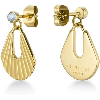 Rosefield Orecchini Jssscg Golden One Size Rosefield Orecchini Jssscg Golden One Size