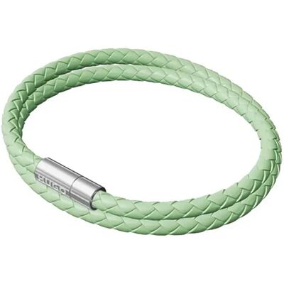 Hugo Braccialetto Doublebraid3 01 Open Green One Size Hugo Braccialetto Doublebraid3 01 Open Green One Size