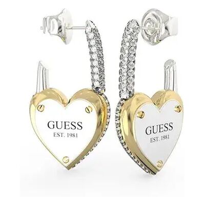 Guess Orecchini All You Need Is Love Silver / Gold One Size Guess Orecchini All You Need Is Love Silver / Gold One Size