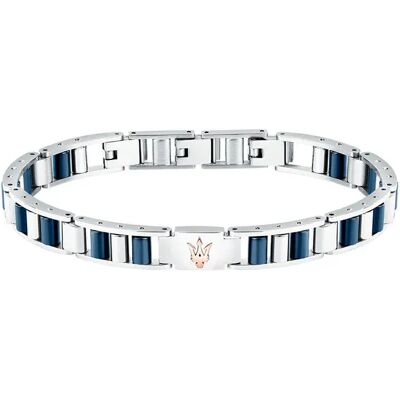 Maserati Braccialetto Jm225atz55 Blue One Size Maserati Braccialetto Jm225atz55 Blue One Size