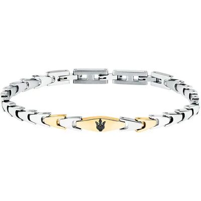 Maserati Braccialetto Jm225avd8 Gold Silver One Size Maserati Braccialetto Jm225avd8 Gold Silver One Size