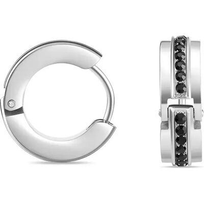 Police Orecchini Fragment Silver One Size Police Orecchini Fragment Silver One Size