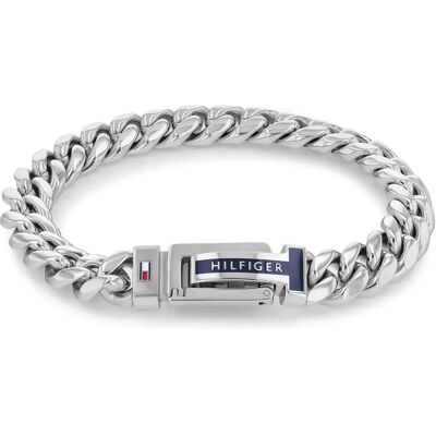 Tommy Hilfiger Braccialetto 279033 Silver / Blue One Size Tommy Hilfiger Braccialetto 279033 Silver / Blue One Size