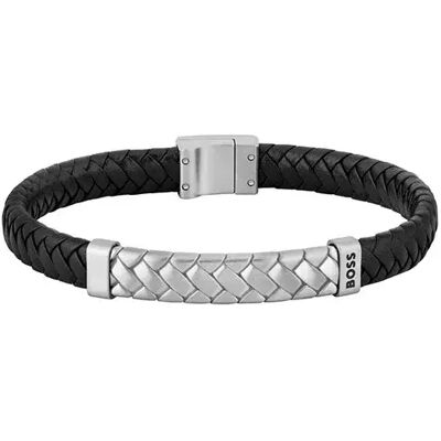 Boss Braccialetto 158067m Black / Silver M Boss Braccialetto 158067m Black / Silver M