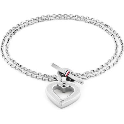 Tommy Hilfiger Braccialetto 2780969 Silver One Size Tommy Hilfiger Braccialetto 2780969 Silver One Size