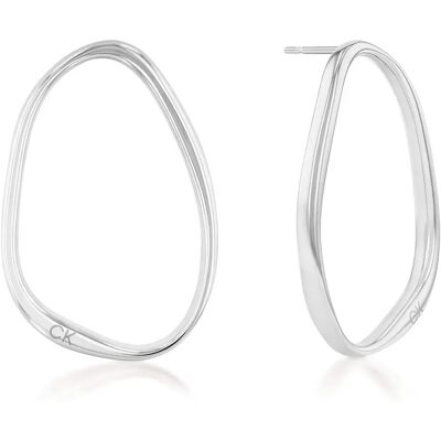 Calvin Klein Orecchini 3500050 Silver One Size Calvin Klein Orecchini 3500050 Silver One Size