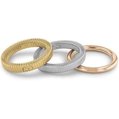 Calvin Klein Anello 35000027 Gold / Silver / Rose Gold 56 Calvin Klein Anello 35000027 Gold / Silver / Rose Gold 56