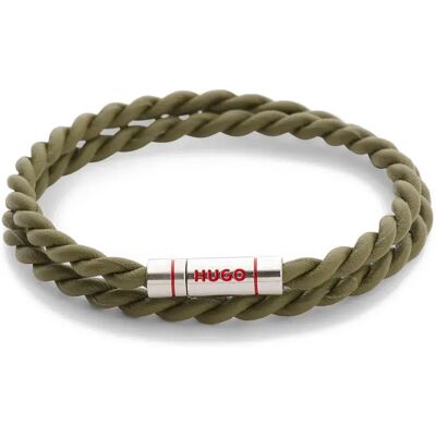 Hugo Braccialetto 50552596 Open Green One Size Hugo Braccialetto 50552596 Open Green One Size