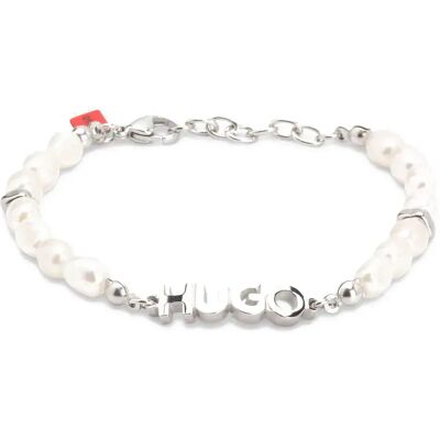 Hugo Braccialetto Shellbeads2 10270626 Silver One Size Hugo Braccialetto Shellbeads2 10270626 Silver One Size