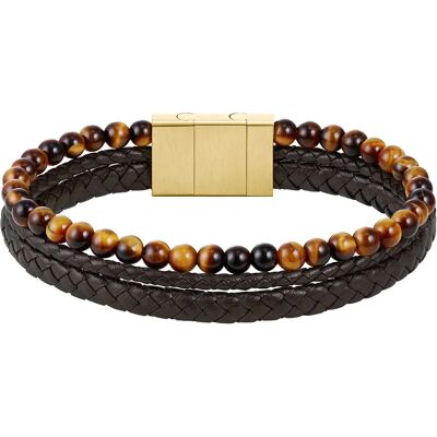Hugo Braccialetto 1580787 Black / Gold / Brown One Size Hugo Braccialetto 1580787 Black / Gold / Brown One Size