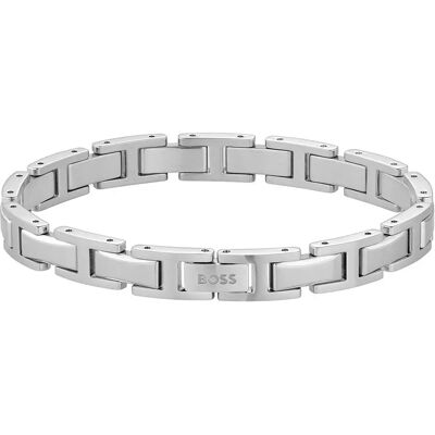 Hugo Braccialetto 1580792 Black / Silver One Size Hugo Braccialetto 1580792 Black / Silver One Size