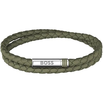 Hugo Braccialetto 1580797 Khaki One Size Hugo Braccialetto 1580797 Khaki One Size