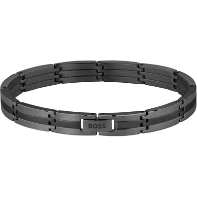 Hugo Braccialetto 158080 Black / Silver One Size Hugo Braccialetto 158080 Black / Silver One Size